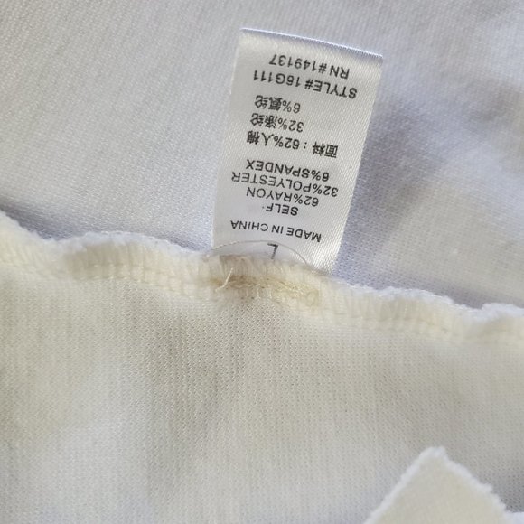 JRoberts  Womens Casual Jacket Size L White - Picture 4 of 8